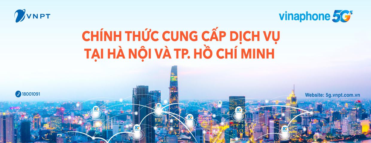 5g phát sóng tại tphcm và hà nội