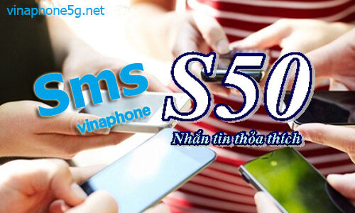 S50 gói sms vinaphone trả trước theo ngày giá rẻ