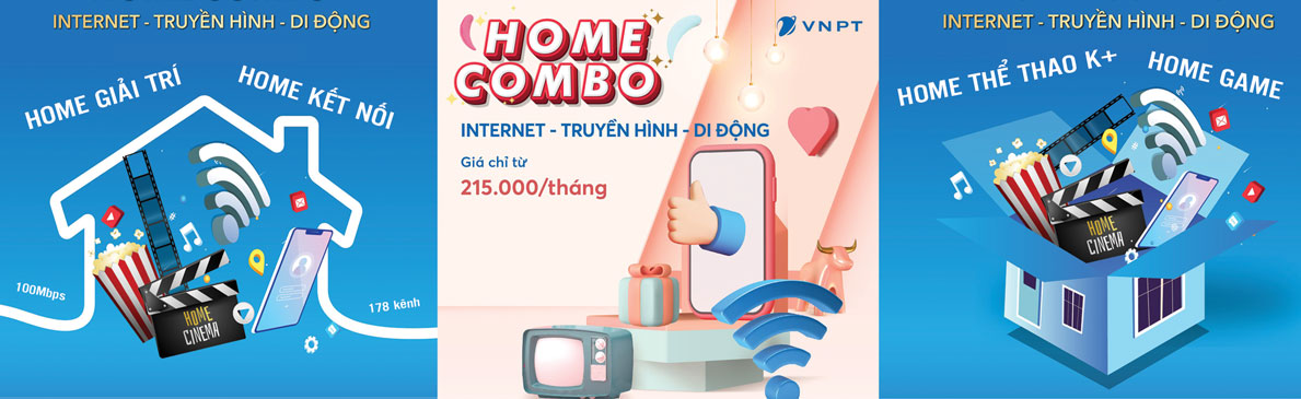 gói home combo internet truyền hình VNPT mới 01-2021